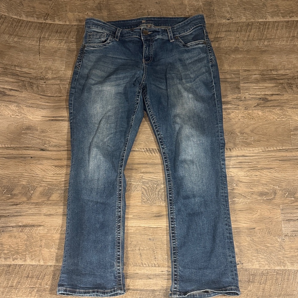 Kut from the Kloth Straight Leg Blue Jeans - Size 14W